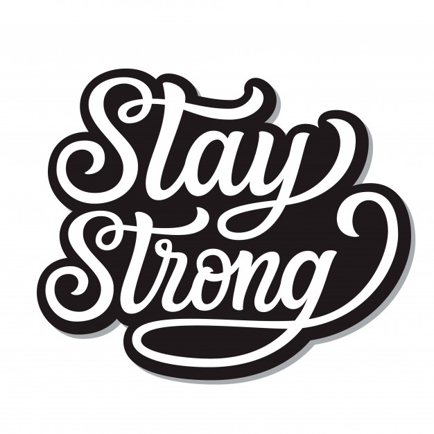 pix Stay Strong Font vectorstock