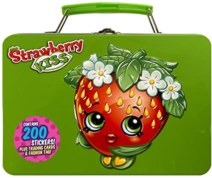 pics Strawberry Shopkin Name shopkins tin featuring strawberry kiss