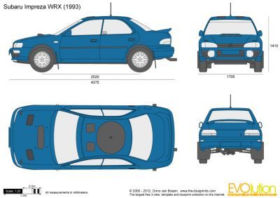 wallpapers Subaru Impreza Blueprint subaru impreza wrx sti