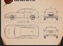 pics Subaru Impreza Blueprint black art graphics the home of