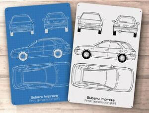 images Subaru Impreza Blueprint usd