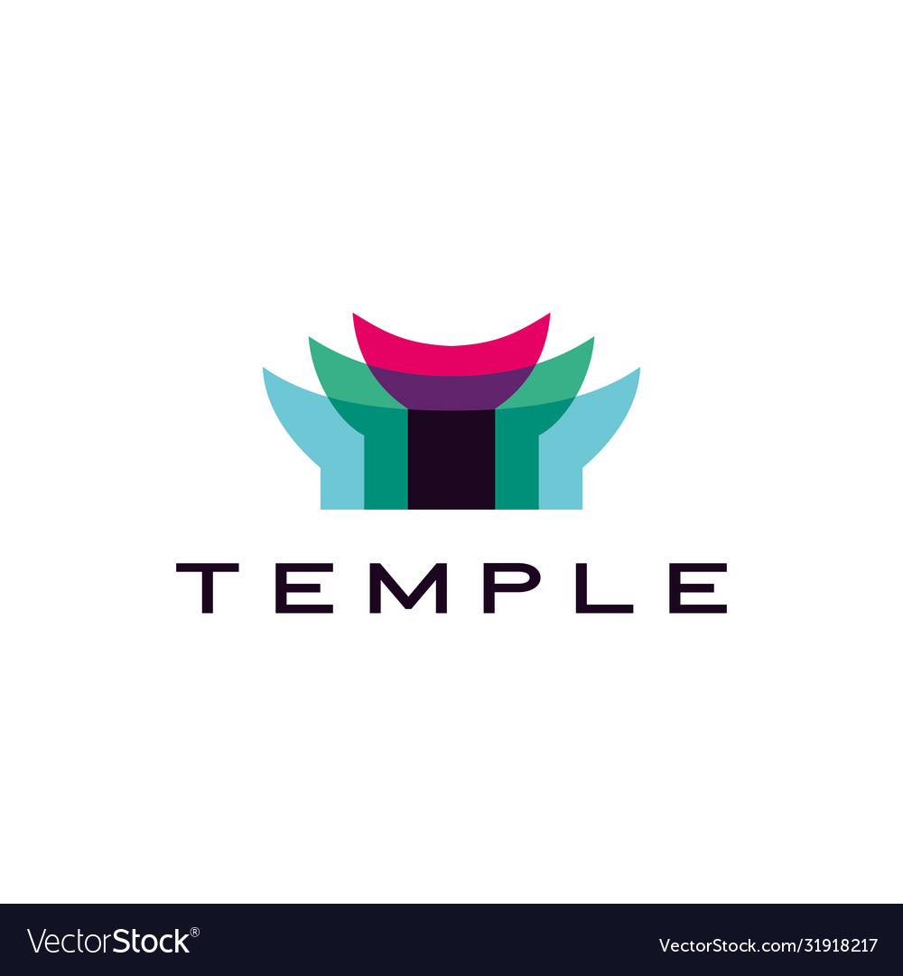 pic Temple Logo Font line art monoline temple logo design illustration template 1305493 logos design bundles