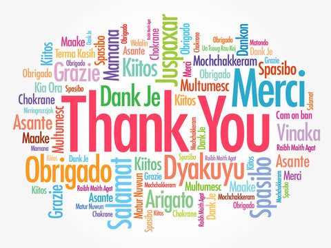 photo Thank You In Many Languages Clipart thank you different languages stock