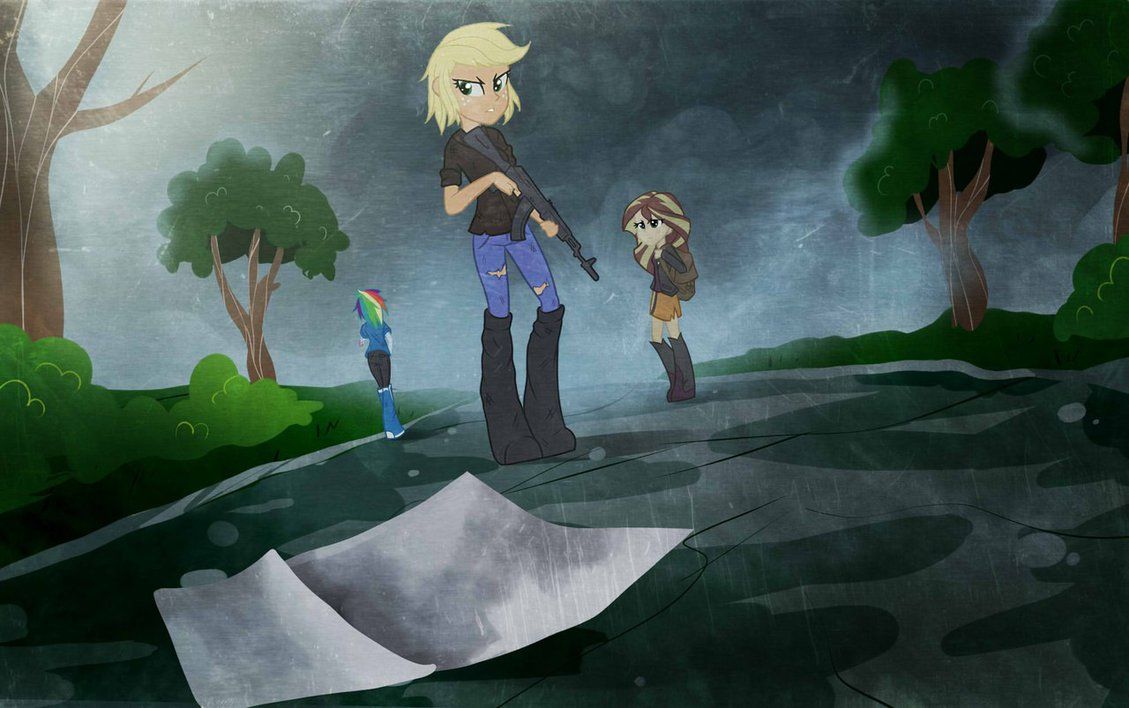 wallpapers The Walking Dead Equestria Girls equestria girls the walking dead ch1