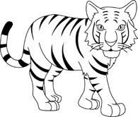 images Tiger Clipart Black And White wikiclipart
