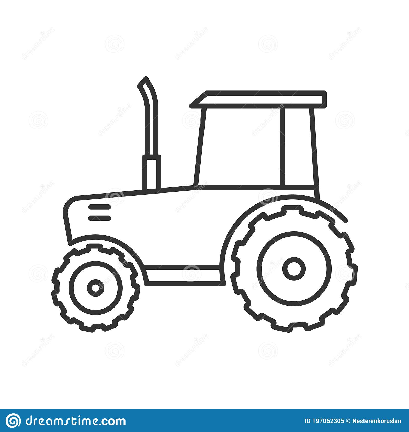 images Tractor Line Drawing dreamstime com