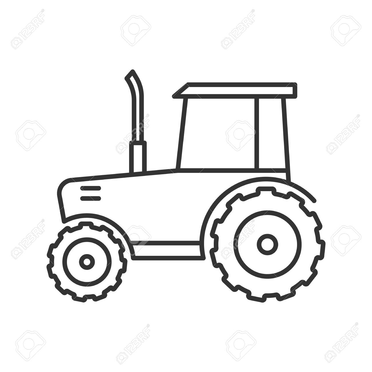 picture Tractor Line Drawing drawing tractors lawn mower line