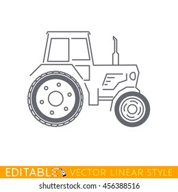 wallpapers Tractor Line Drawing line drawing of a tractor side view