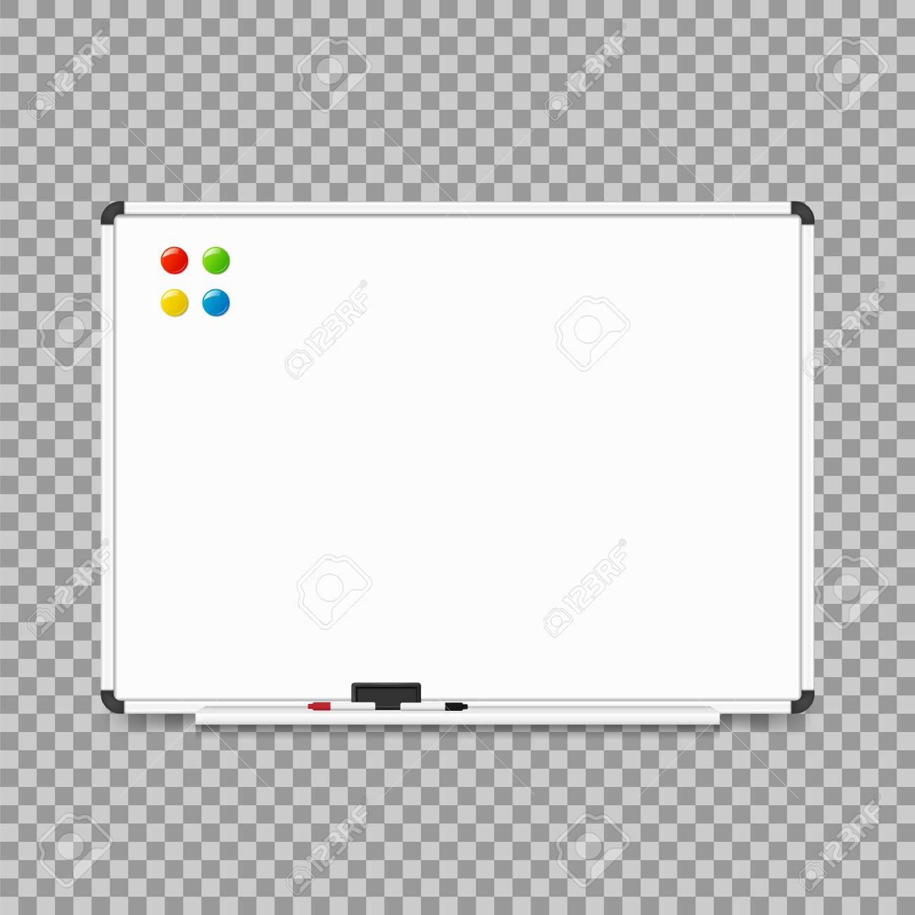 pix Transparent Whiteboard Clipart https www dreamstime com empty white marker board transparent background realistic office whiteboard vector illustration image164733730