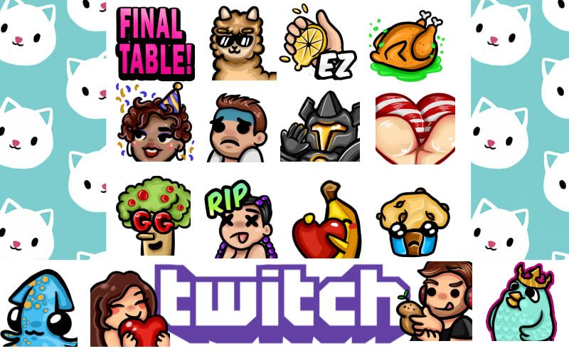 pic Twitch D Emote d twitch emote sticker spreadshirt
