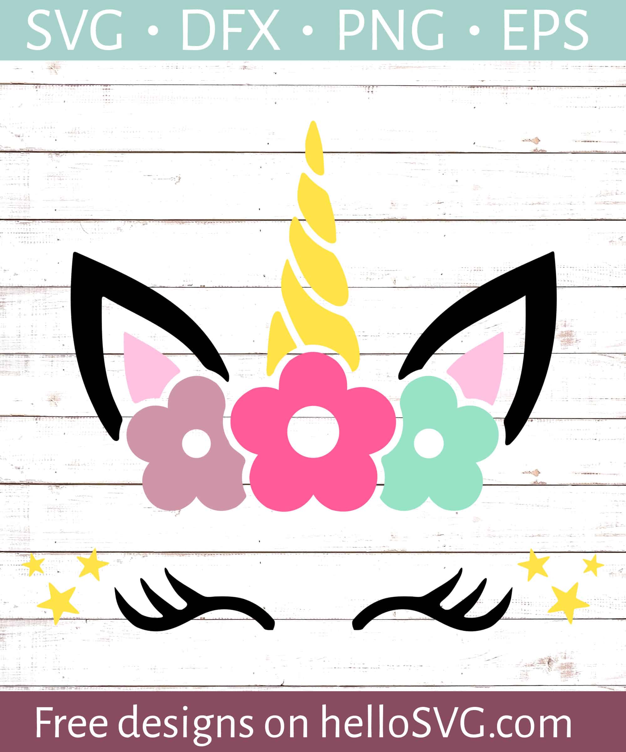 photo Unicorn Head Svg Free vector khazana