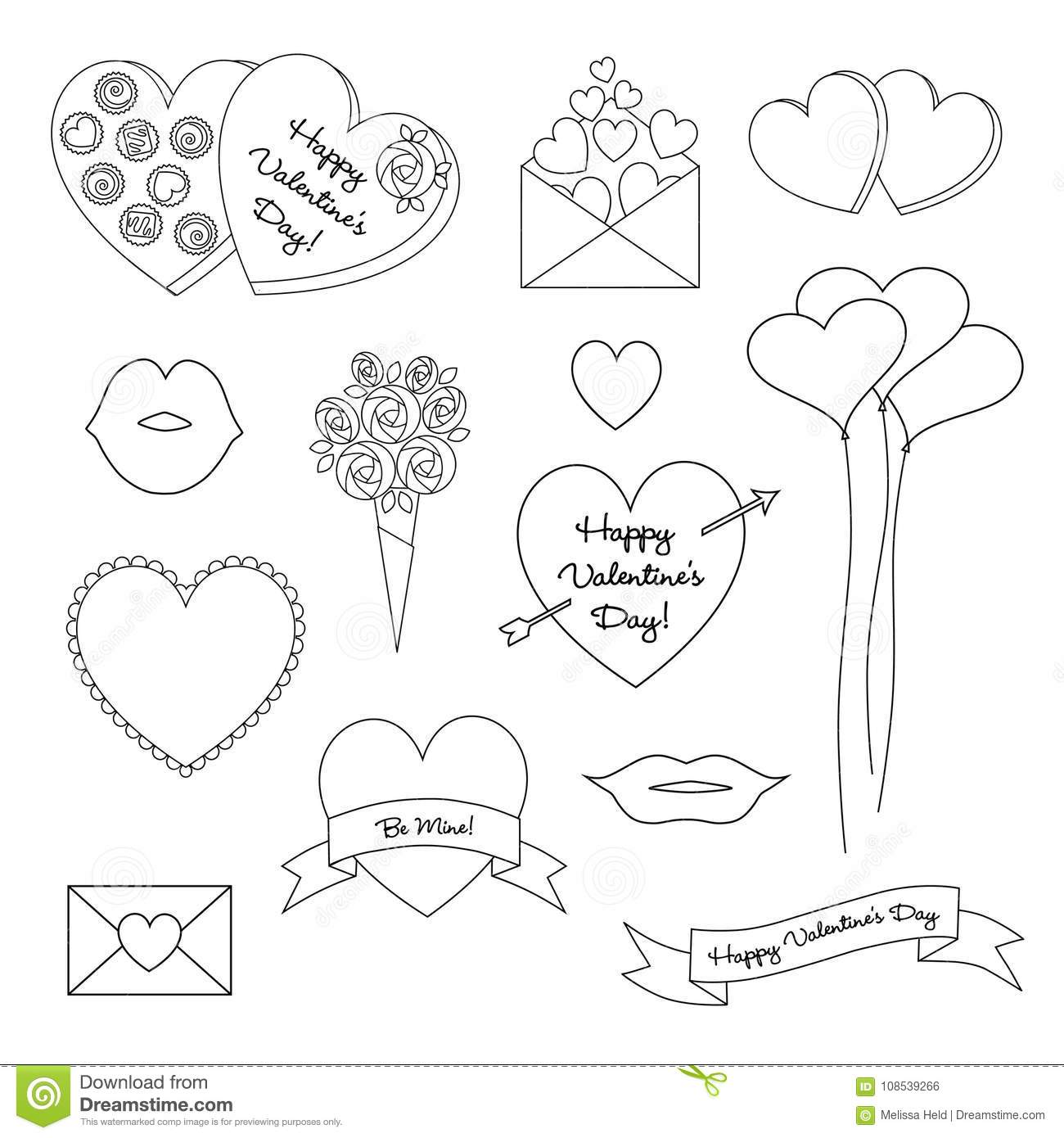 photo Valentines Day Clipart Black And White black and white cartoon bee with