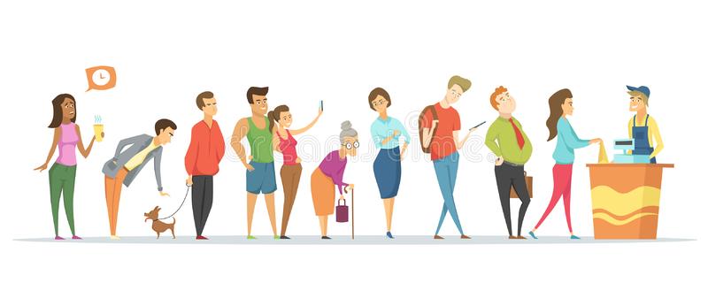 pic Waiting In Line Clipart people standing in line clipart