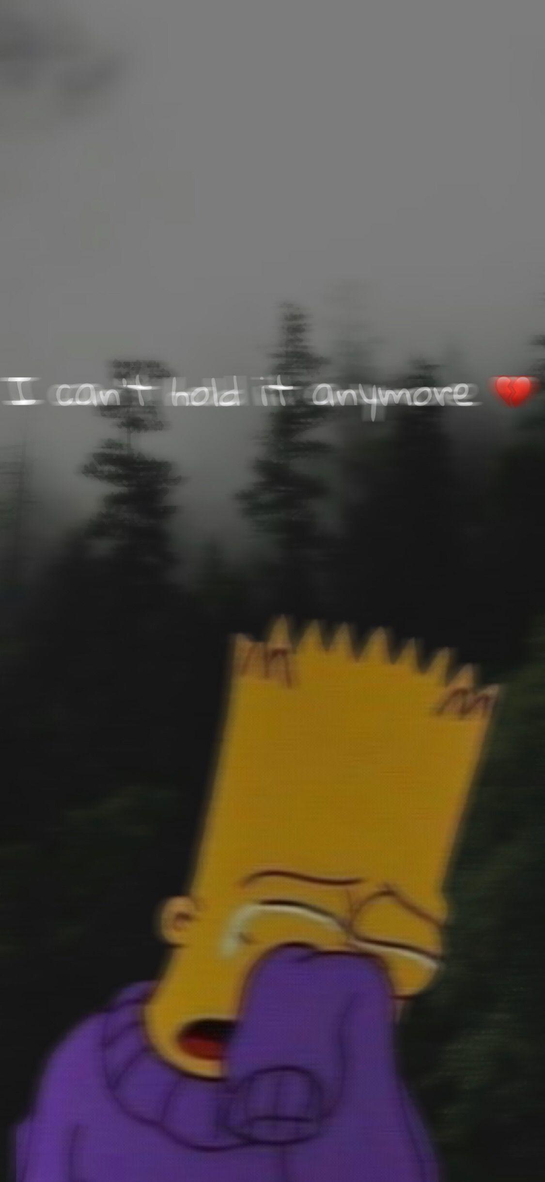 pics Wallpaper Sad Bart Simpson bart sad aesthetic