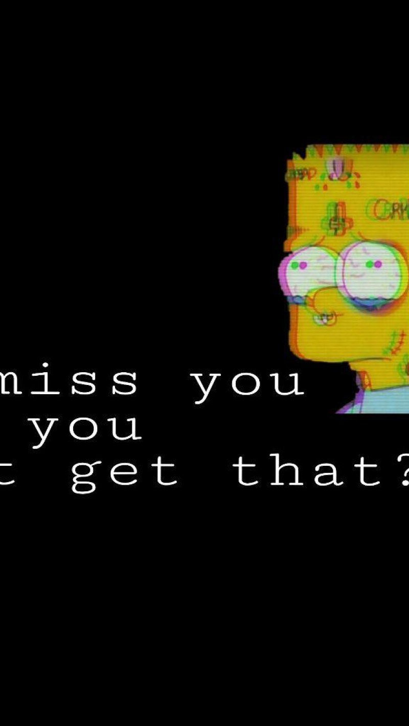 pix Wallpaper Sad Bart Simpson aesthetic sad bart simpson wallpapers