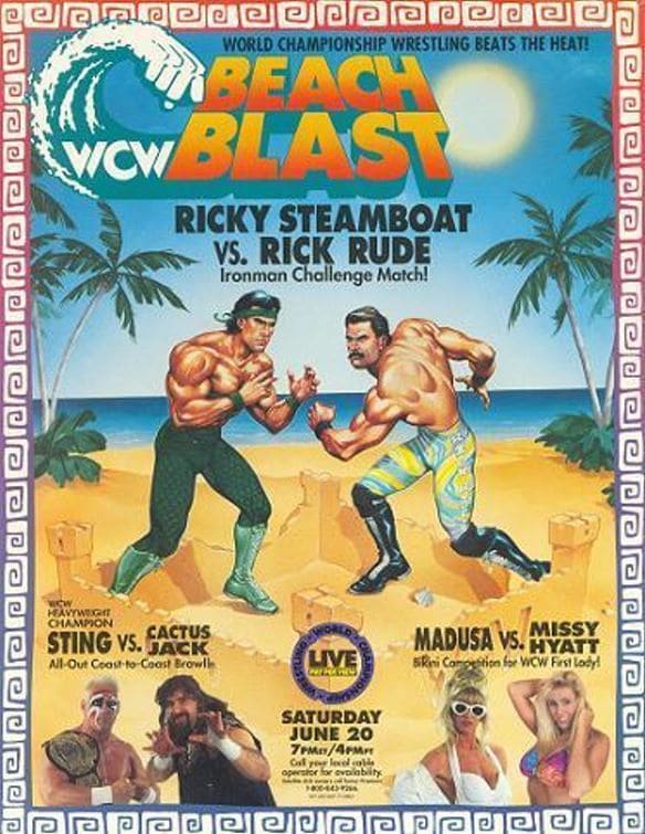 pic Wcw Beach Blast wcw beach blast 1992 results wcw