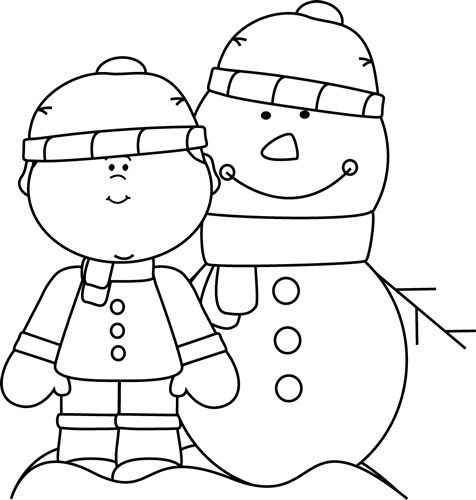 images Winter Clipart Black And White winter clothes clip art black and white