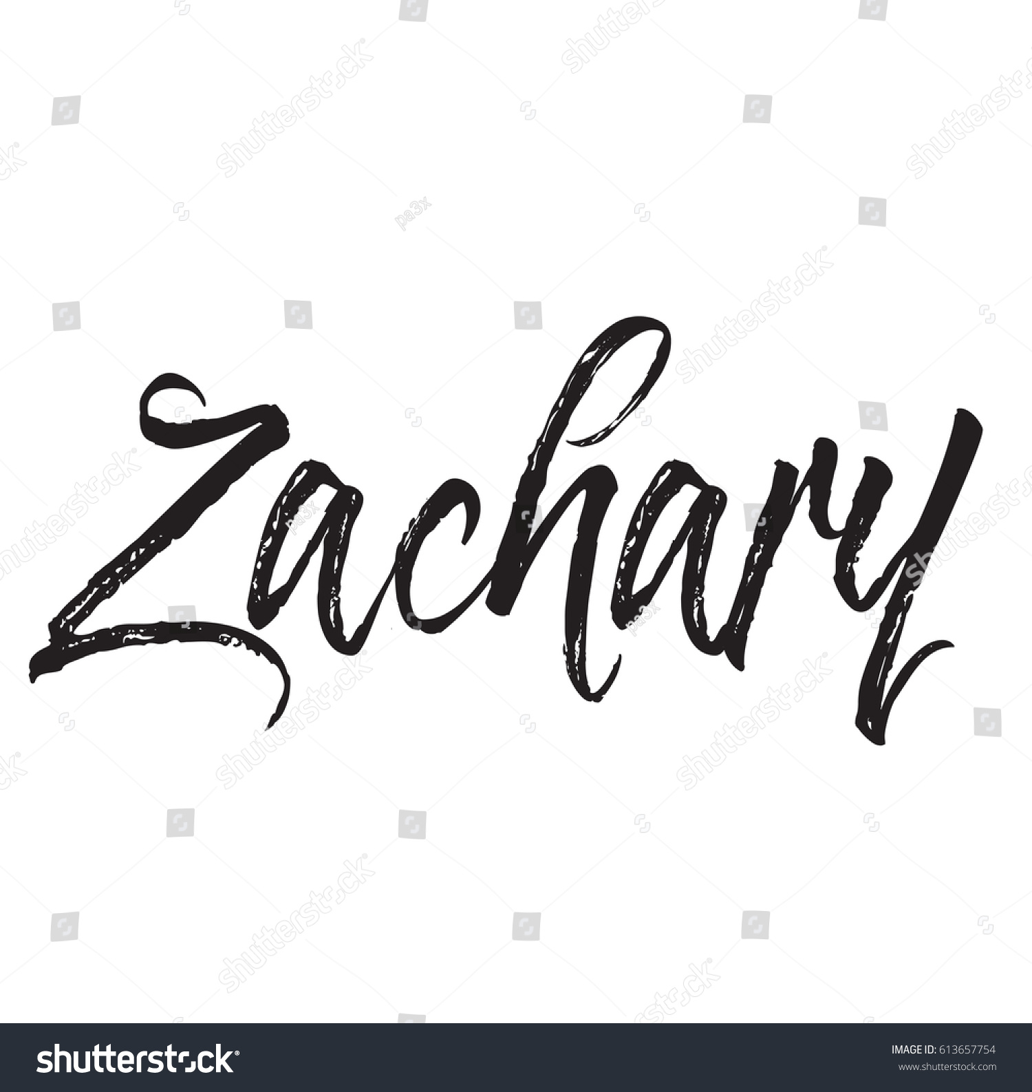 pic Zachary In Calligraphy tattoo fonts online