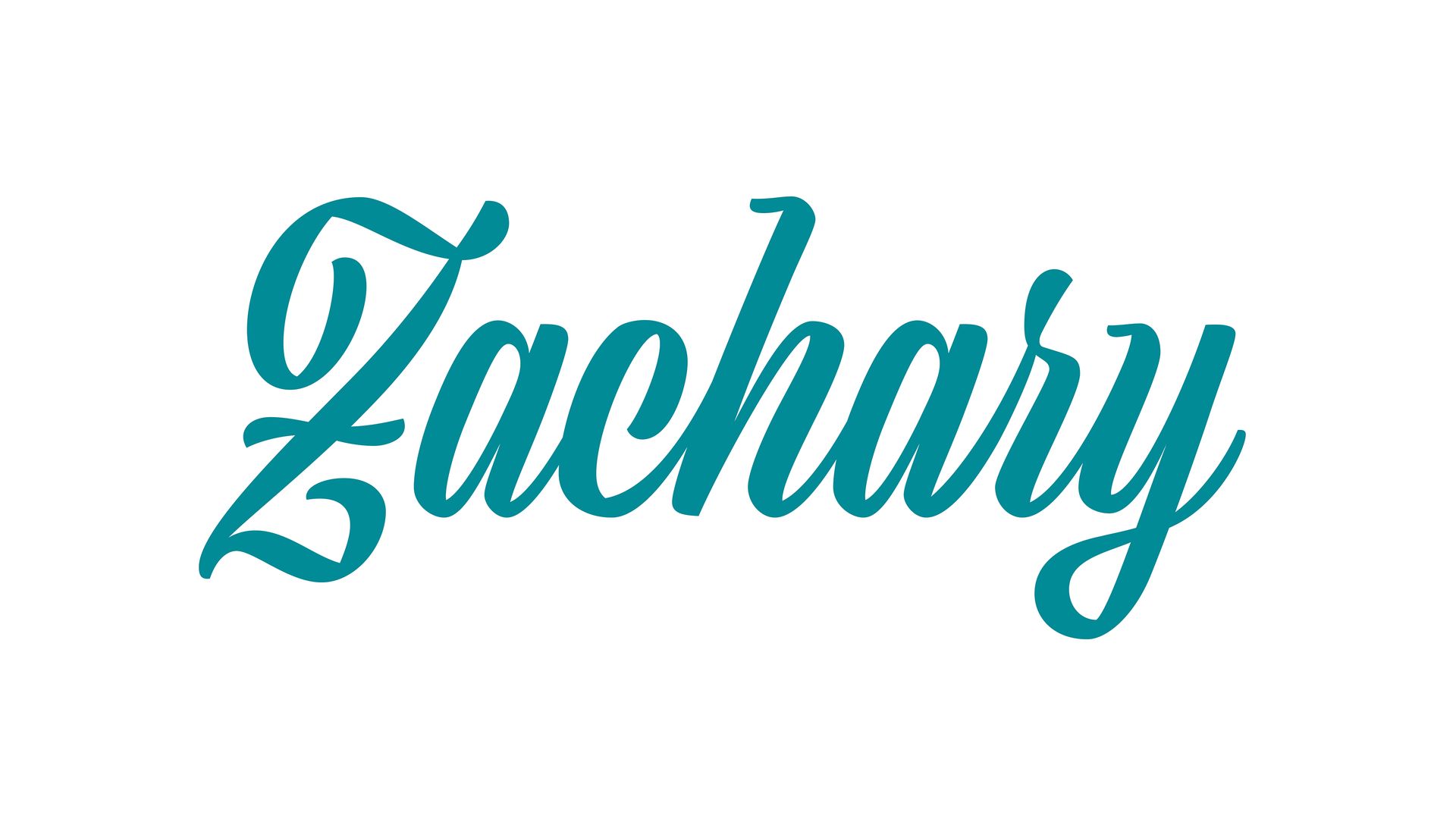 wallpapers Zachary In Calligraphy zachary tattoo font tattoo design