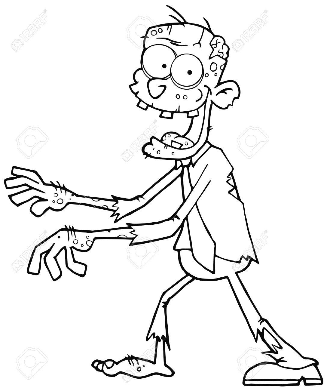 pics Zombie Clipart Black And White clipart library